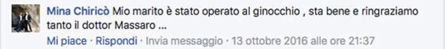 Opinione sul Dott. Michele Massaro - Specialista protesi anca e ginocchio