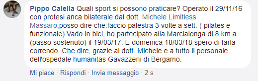 Opinione sul Dott. Michele Massaro - Specialista protesi anca e ginocchio