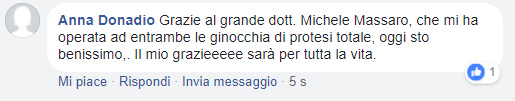 Opinione sul Dott. Michele Massaro - Specialista protesi anca e ginocchio