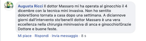 Opinione sul Dott. Michele Massaro - Specialista protesi anca e ginocchio