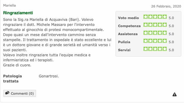 Recensioni Ortopedici