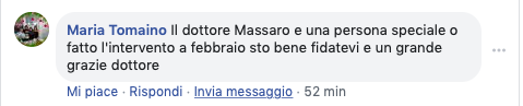 Opinione sul Dott. Michele Massaro - Specialista protesi anca e ginocchio