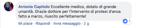 Opinione sul Dott. Michele Massaro - Specialista protesi anca e ginocchio