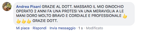 Opinione sul Dott. Michele Massaro - Specialista protesi anca e ginocchio