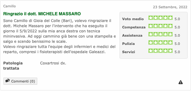 recensione Dott. Massaro Michele