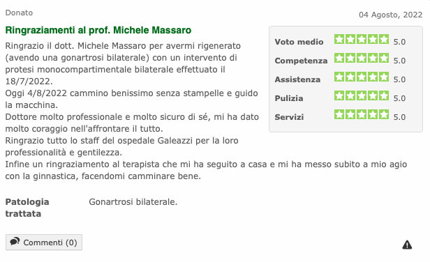recensione Dott. Massaro Michele