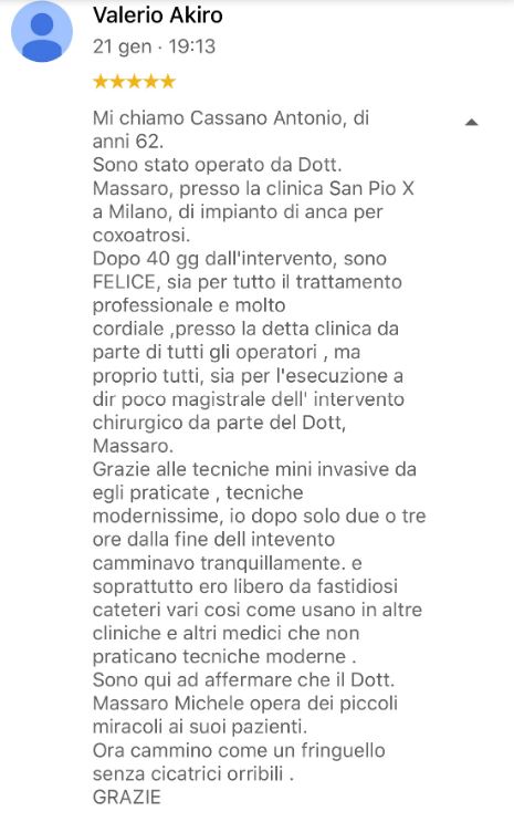 Recensioni Dr. Massaro