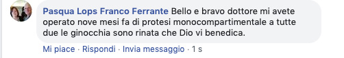 Opinione sul Dott. Michele Massaro - Specialista protesi anca e ginocchio