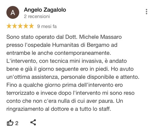 recensioni Dr. Massaro