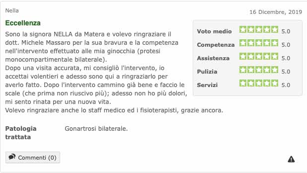 Recensioni Dott. Massaro